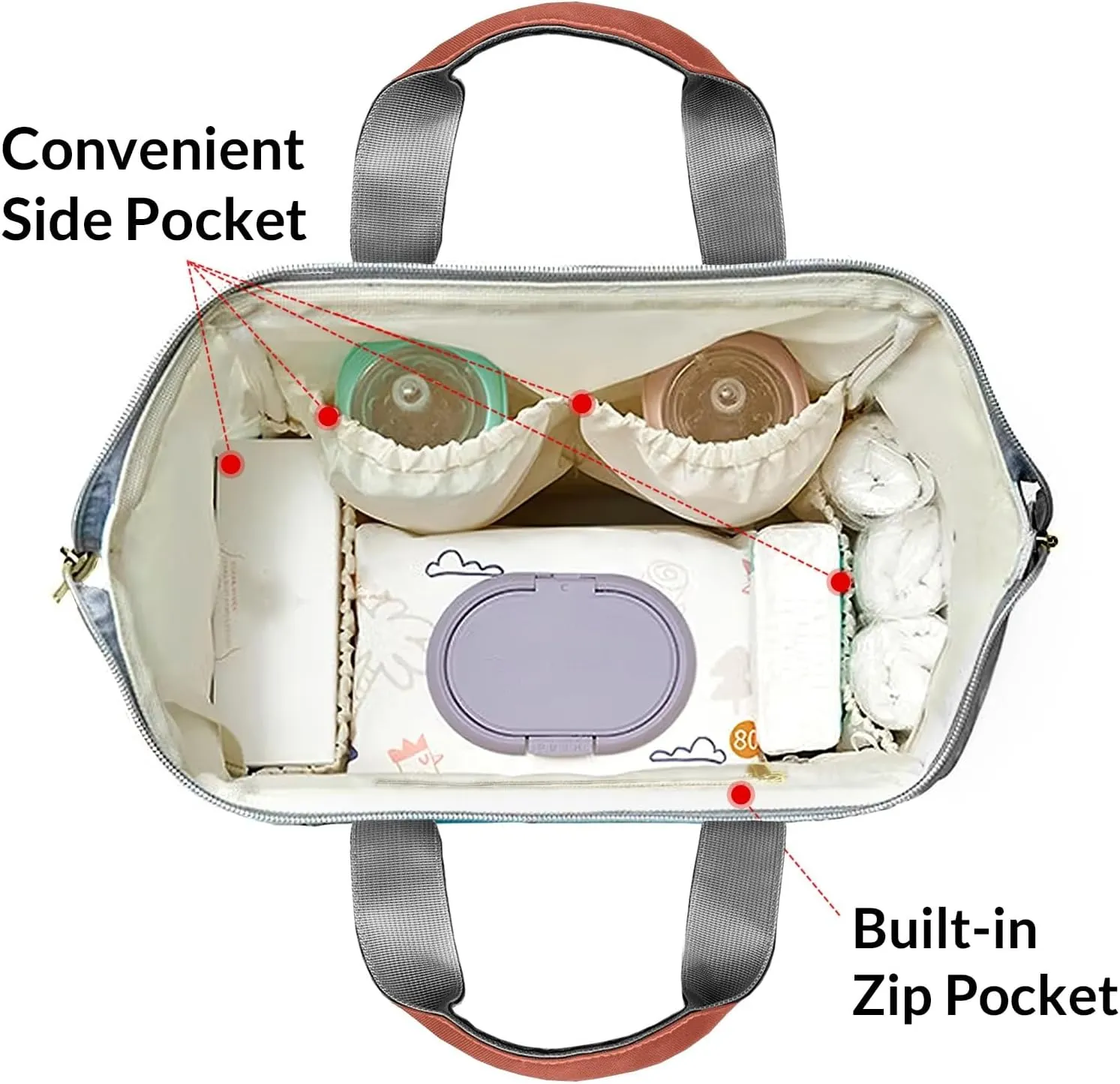 Personalized Vintage Baseball Sports Diaper Bag Shoulder Backpacks with Name Nursing Bags for Boys Girls