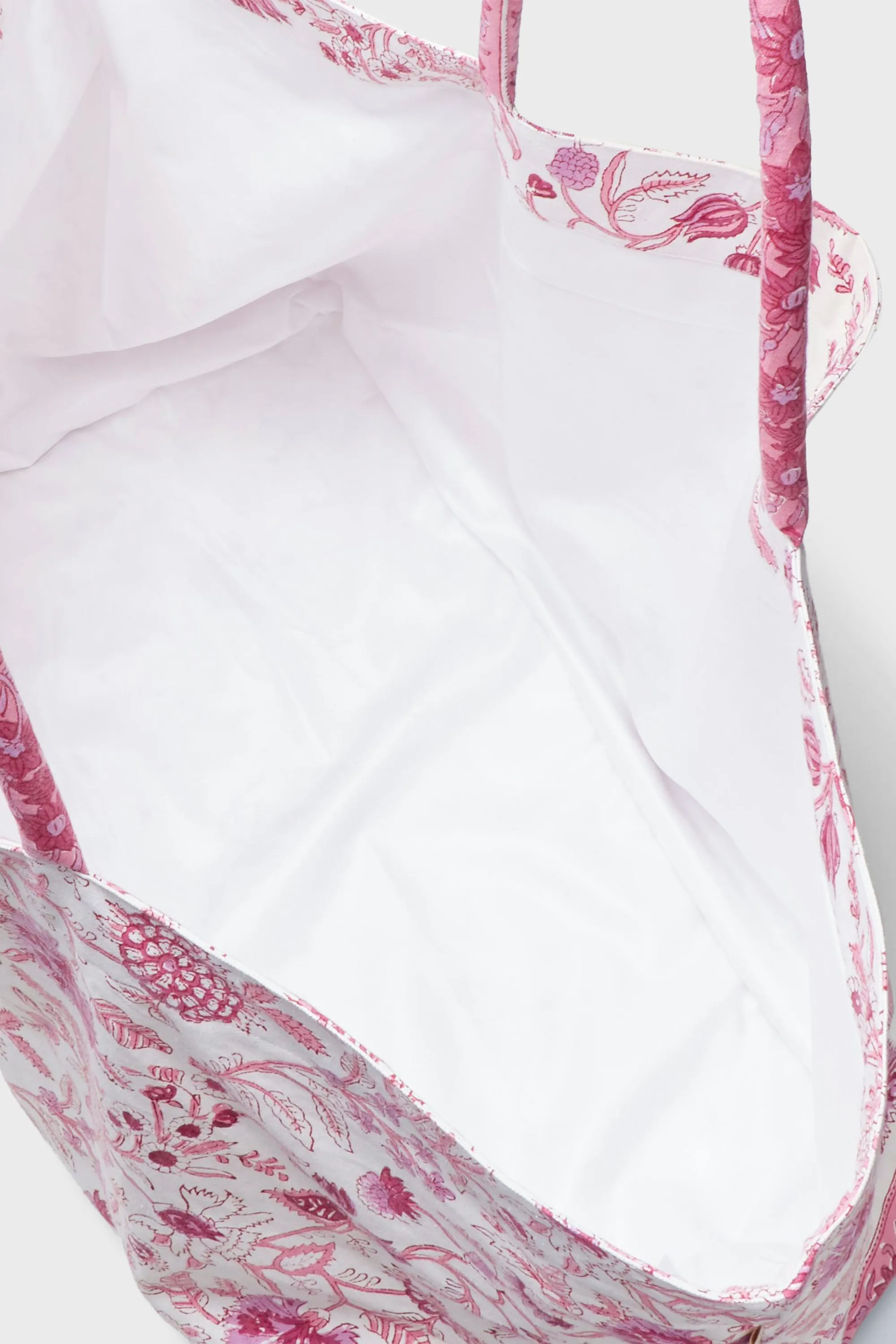 Pink Floral Carry All Bag
