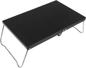 POPETPOP Portable Camping Table Lightweight Foldable Outdoor Picnic Desk for Hiking Beach and Travel Use Compact Design for