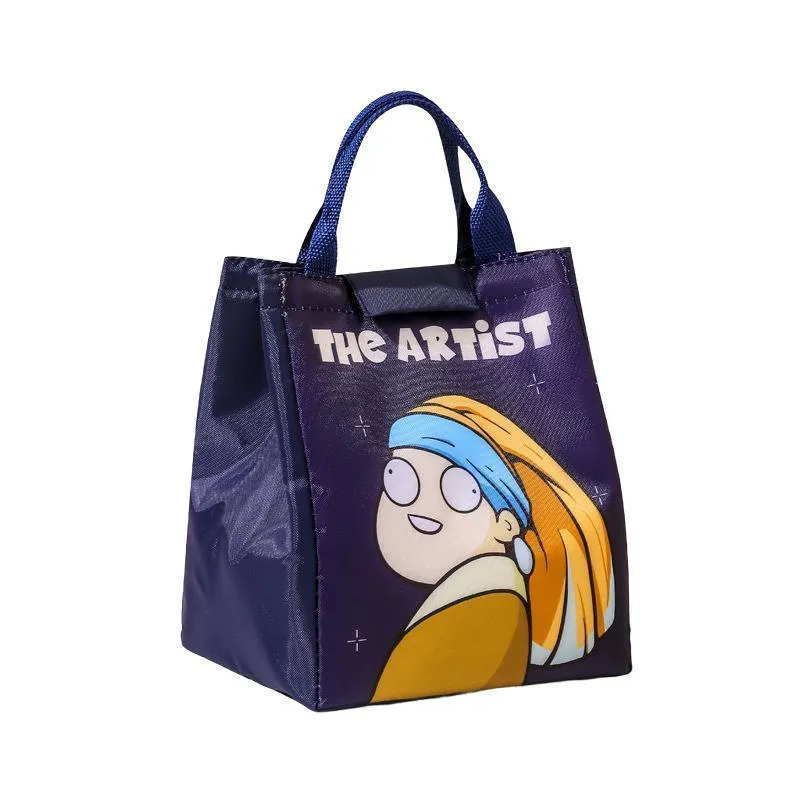 Portable Lunch Bag 1PC 4Colours 19*16*23cm Thermal Insulated