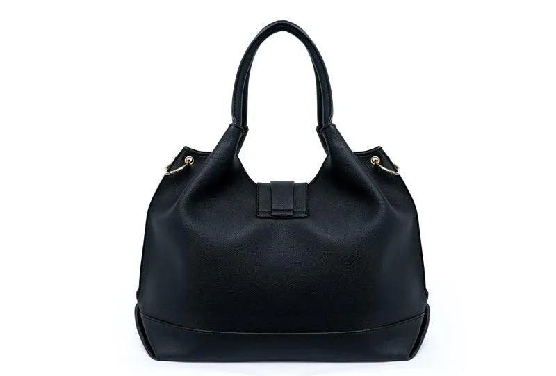 Prado Authentic Premium Leather Bag Set of 3 - Black