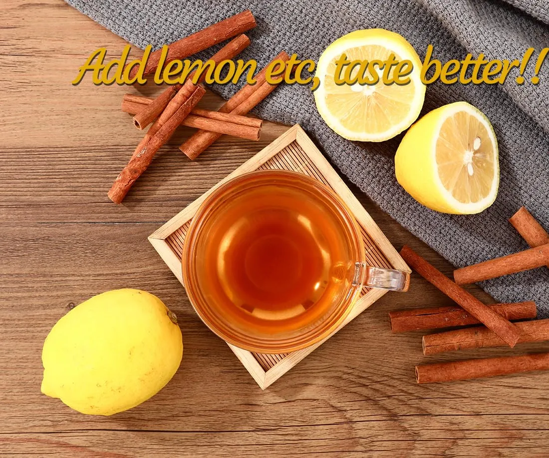 Premium 100 Pure Ceylon Cinnamon Tea Bags, Made with 100% Ceylon Cinnamon Sticks, No Additives & Caffeine Free.