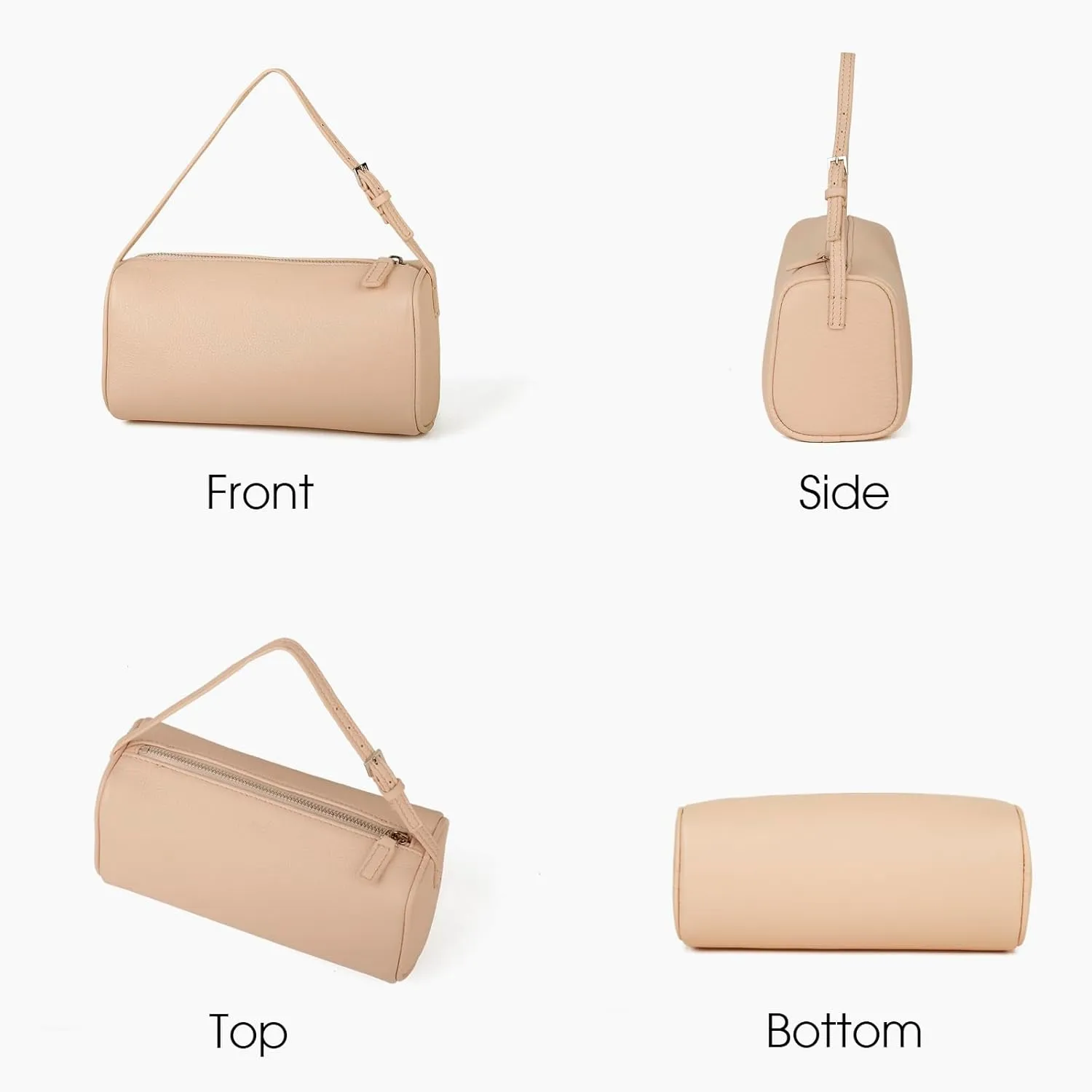 Premium Full-Grained Leather Crossbody Purses for Women, Hobo Bags for Women Crossbody with Adjustable Strap