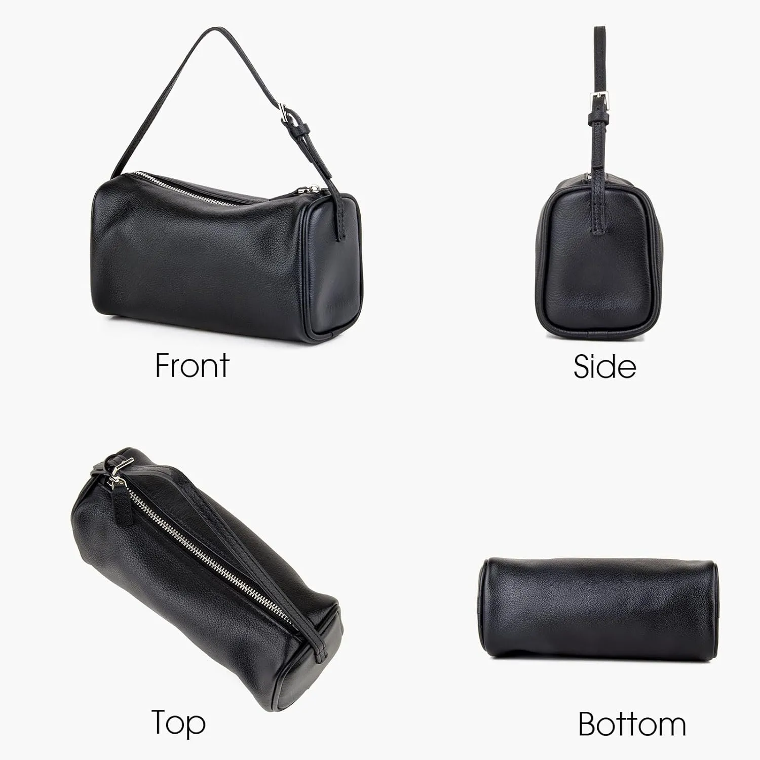 Premium Full-Grained Leather Crossbody Purses for Women, Hobo Bags for Women Crossbody with Adjustable Strap