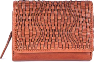 Premium Genuine Leather Women's Wallet: RFID Blocking, Multiple Card Slots, Zipper Pocket - Stylish & Durable - Perfect for Everyday Use (VL-408-Cognac)