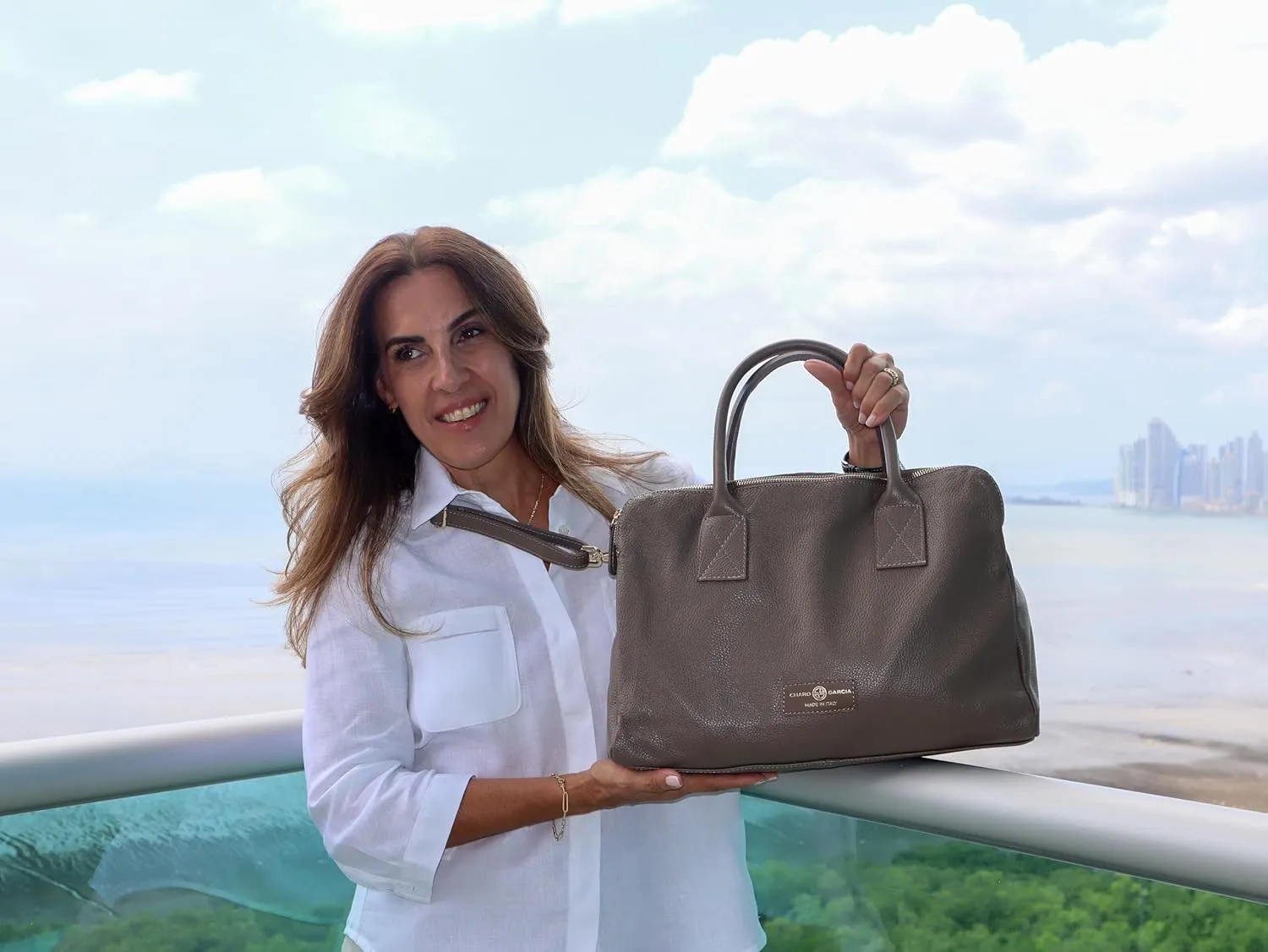 Premium Italian Leather Handmade in Florence, Italy. Satchel Shoulder Bags for Women with Full-Grain Leather Made in Italy