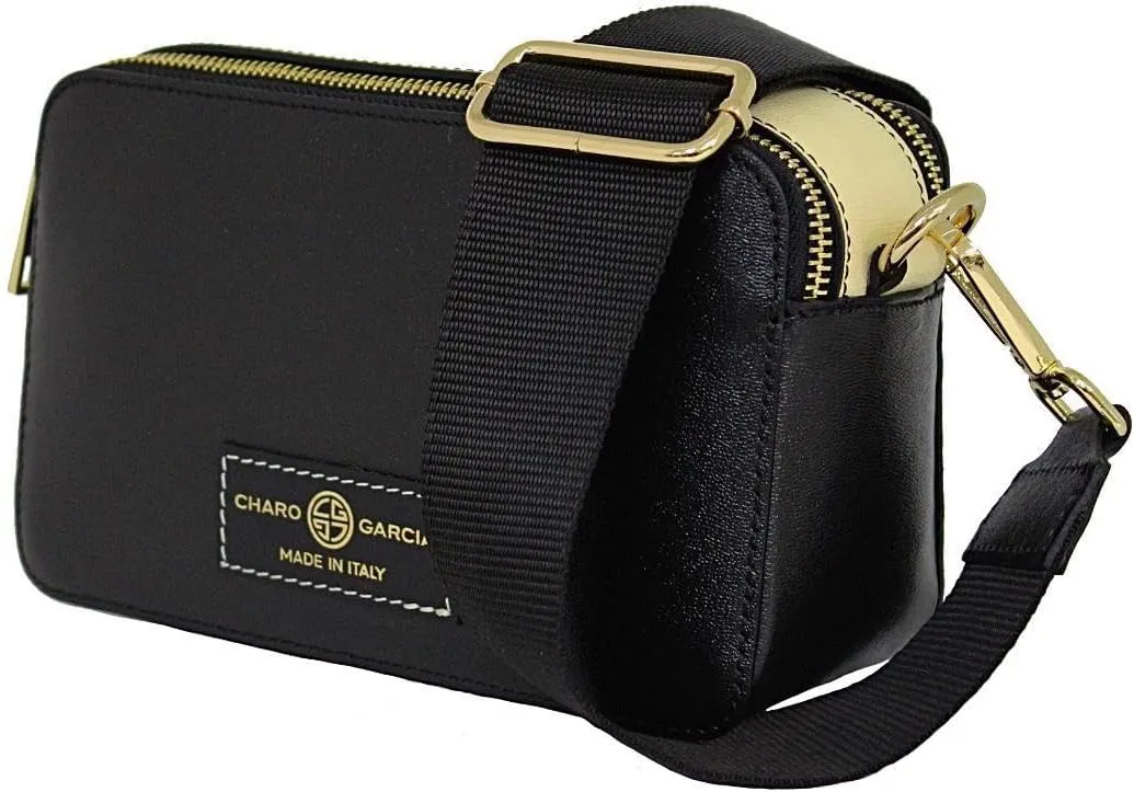 Premium Italian Leather Handmade in Tuscany, Italy. Crossbody Handbags for Women with Adjustable Strap Made in Italy