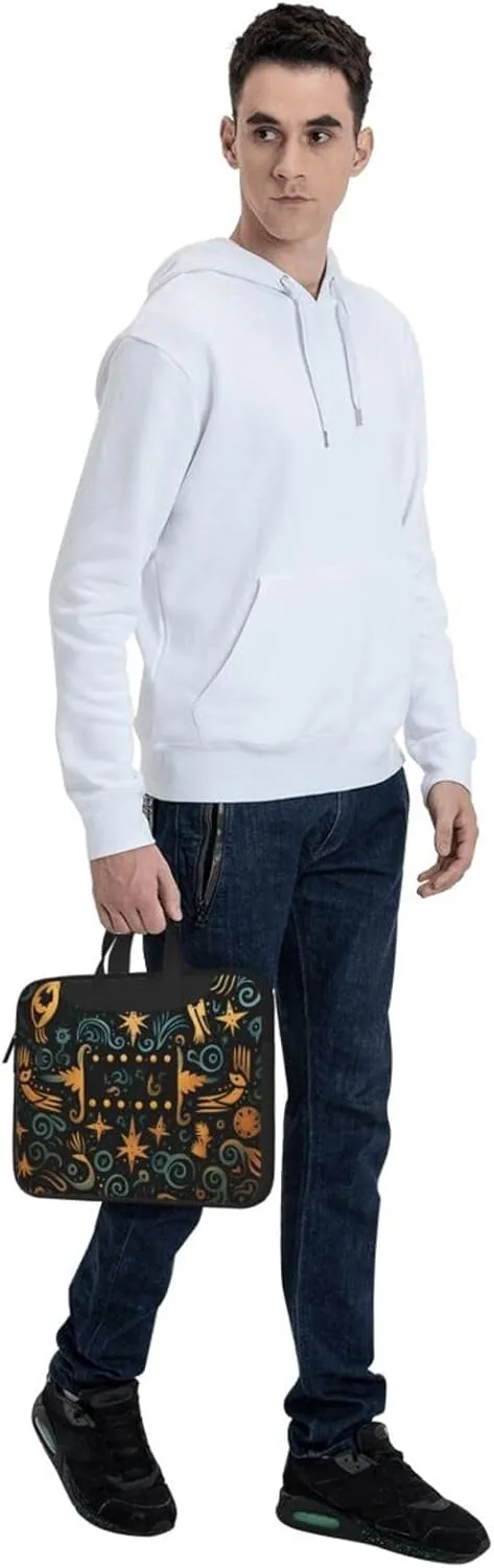 Primitive Laptop Bag for Women Men 15.6" Computer Sleeve Business Travel Briefcase Messenger Bag