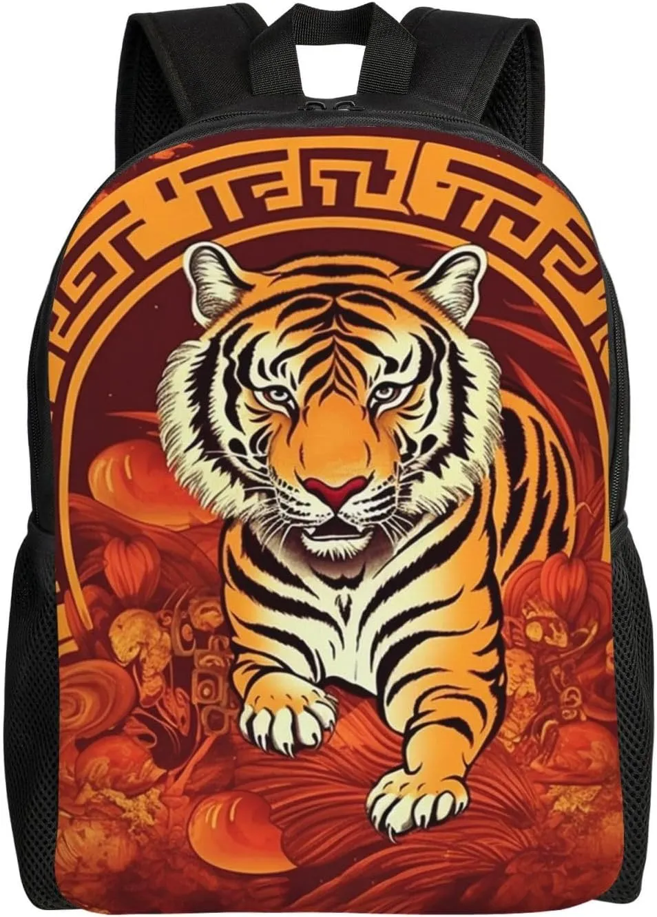 Prosperity in the Year of the Tiger Travel Backpack for Men & Women 15.6 inch Laptop Backpack Waterproof Work Back Pack