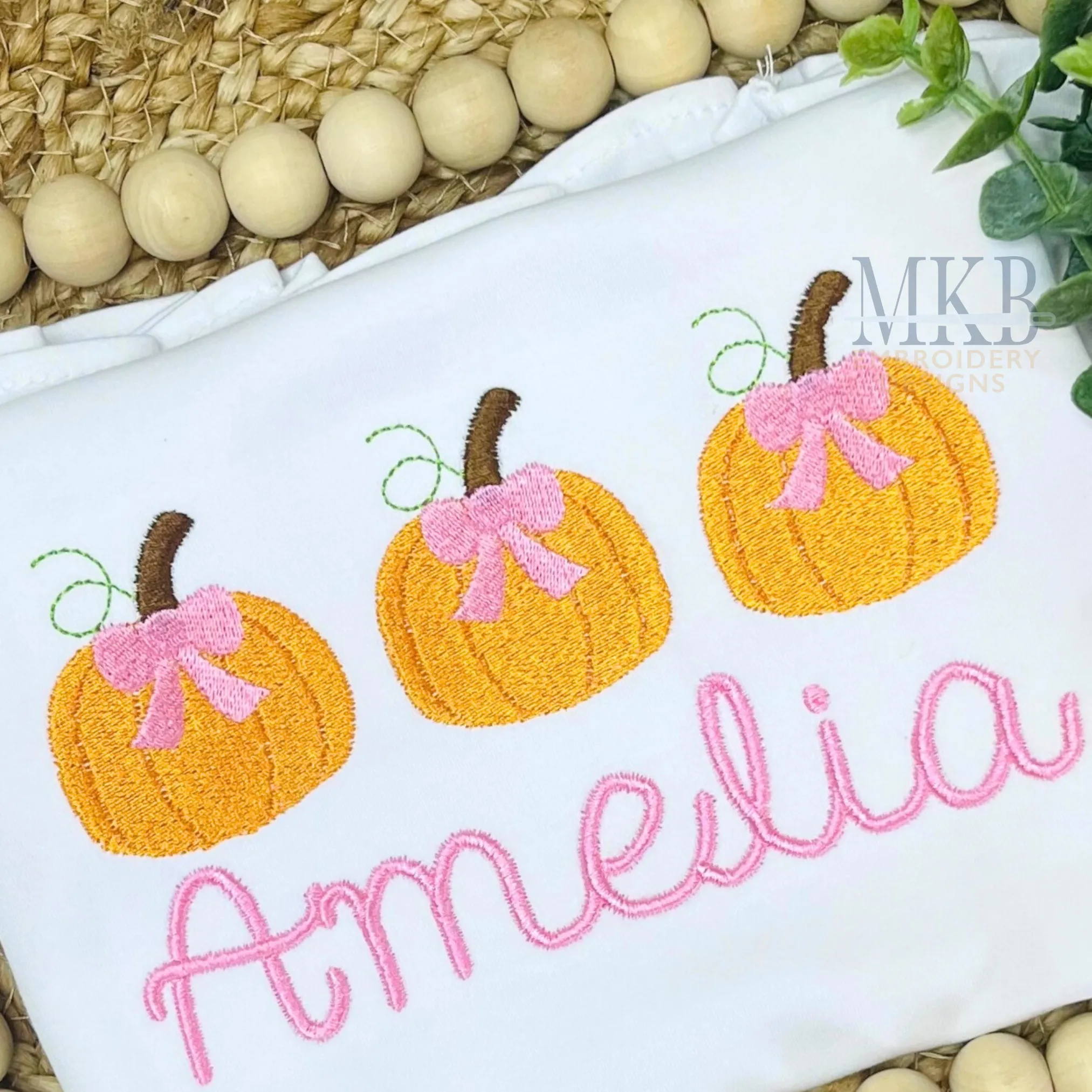 Pumpkin Bow Trio