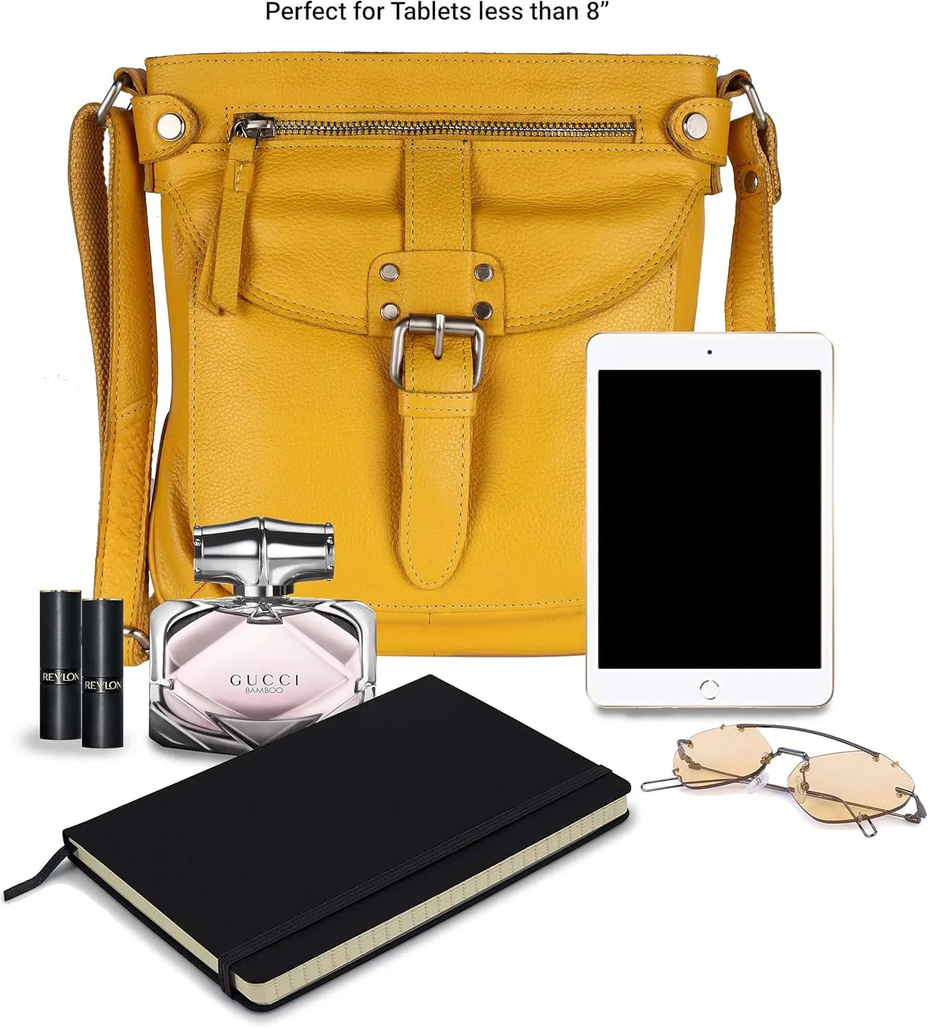 Real Leather Soft Small Womens Crossbody Handbags & Purses - Premium Sling Crossover Shoulder Bag