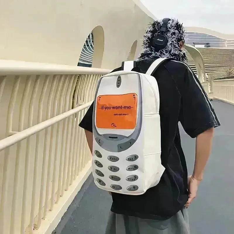 Retro 3310 Mobile Phone Shaped Backpack
