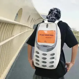Retro 3310 Mobile Phone Shaped Backpack