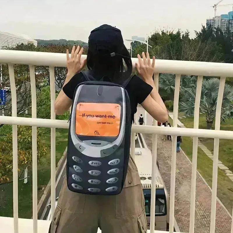 Retro 3310 Mobile Phone Shaped Backpack