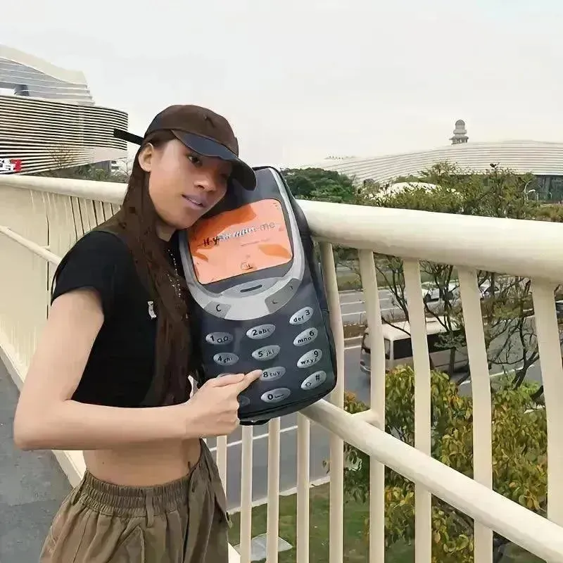 Retro 3310 Mobile Phone Shaped Backpack