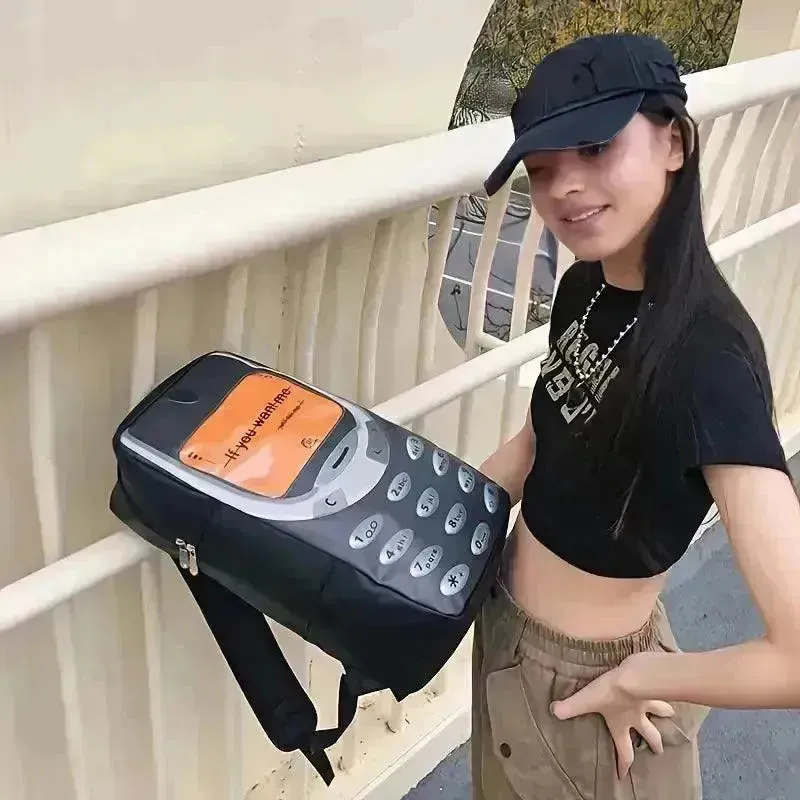 Retro 3310 Mobile Phone Shaped Backpack