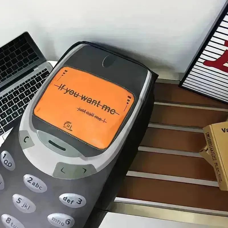 Retro 3310 Mobile Phone Shaped Backpack