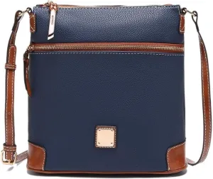 Retro Handbag for Women Lychee Grain Texture Multicolor Crossbody Bag Vintage Style Women's Shoulder Bag with Delicate Design