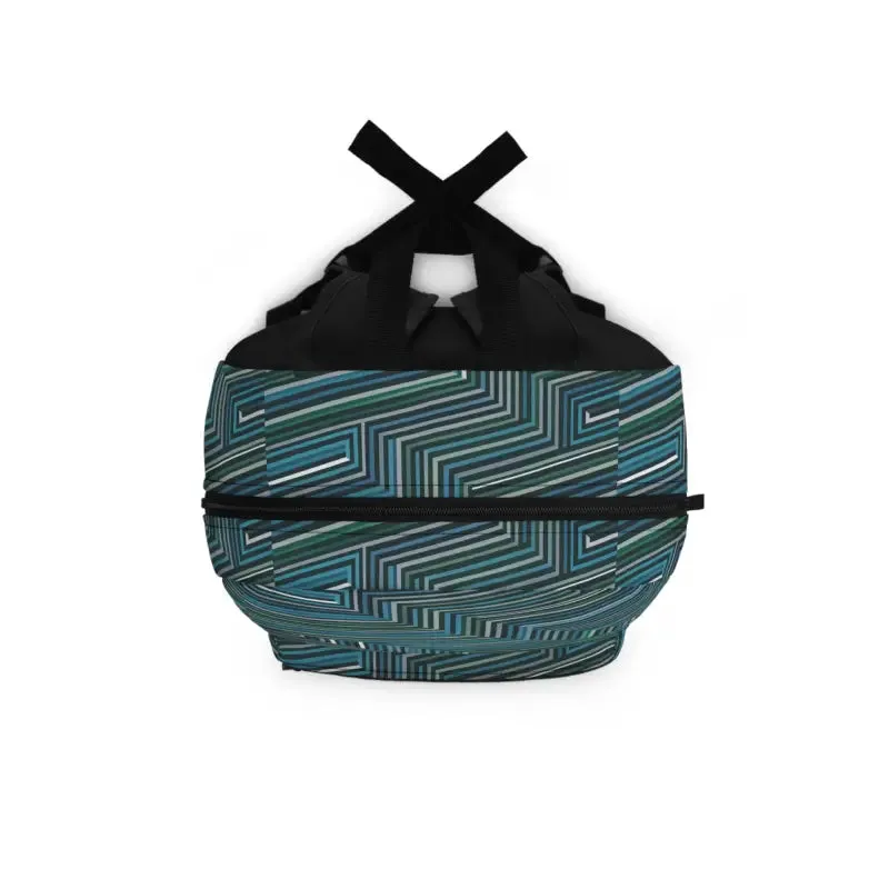 Roomy Blue Backpack with Adjustable Shoulder Straps