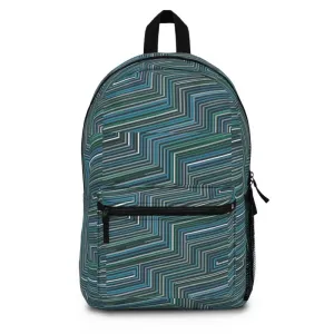 Roomy Blue Backpack with Adjustable Shoulder Straps