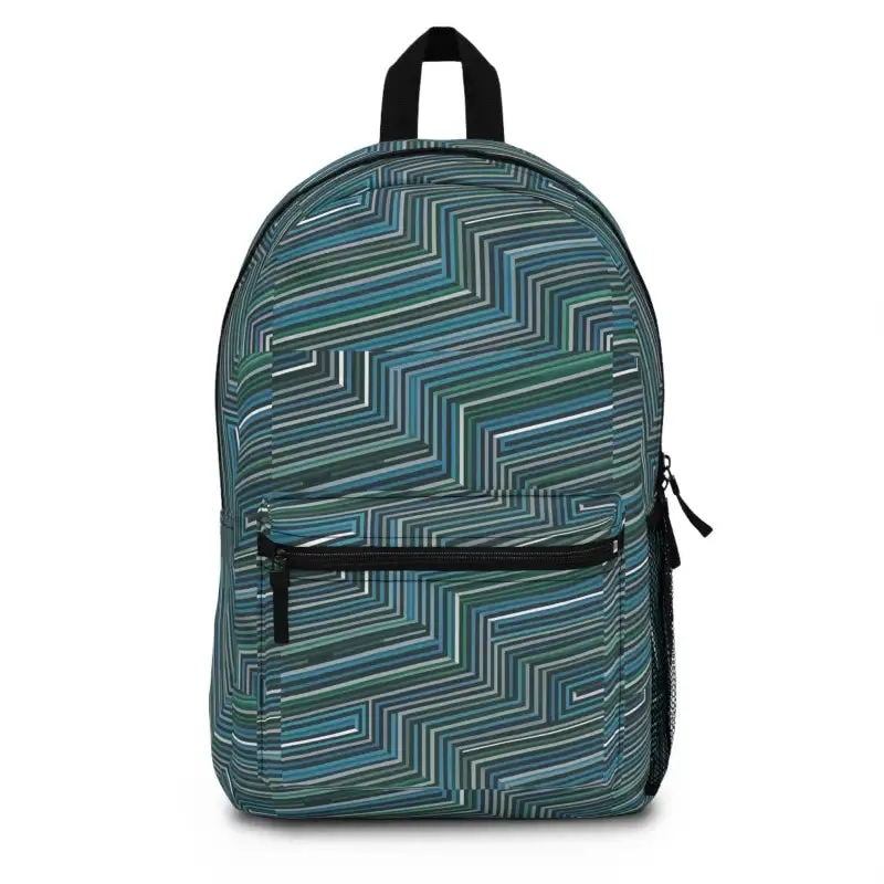 Roomy Blue Backpack with Adjustable Shoulder Straps