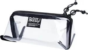 Rough Enough Clear TSA Approved Toiletry Bag Makeup Cosmetic Case Pouch Shaving Kit Travel Essential Accessory with Zipper for Women Men
