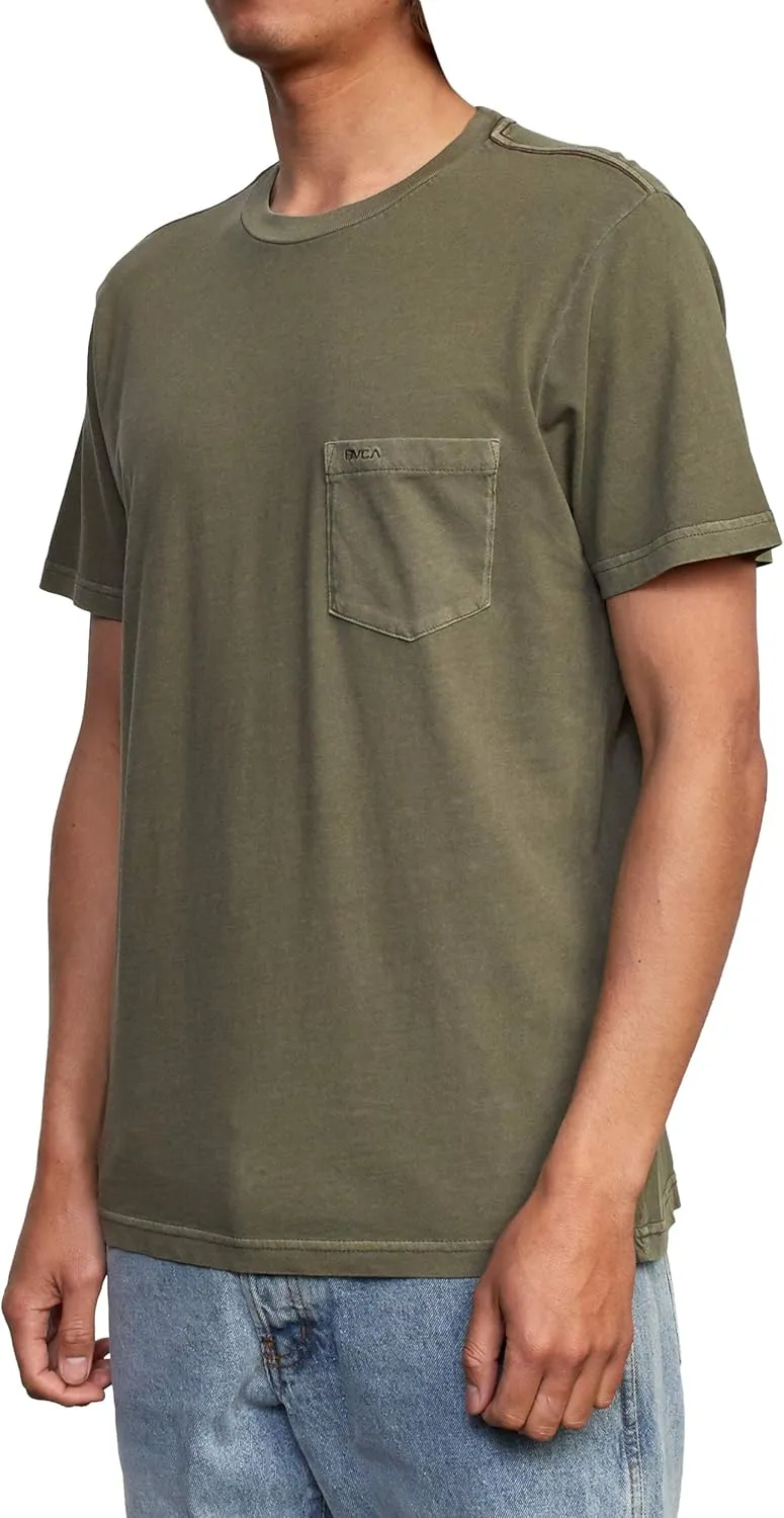 RVCA Men's PTC Pigment Dye Short Sleeve Premium Tee Shirt