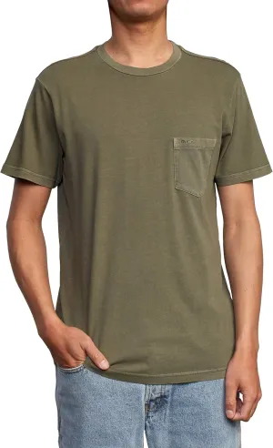 RVCA Men's PTC Pigment Dye Short Sleeve Premium Tee Shirt