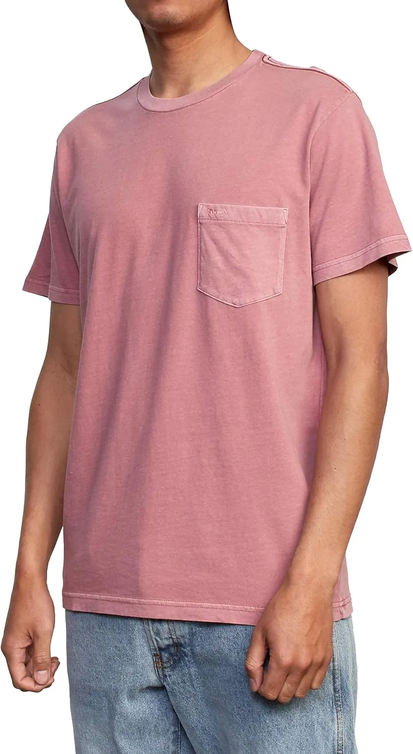 RVCA Men's PTC Pigment Dye Short Sleeve Premium Tee Shirt