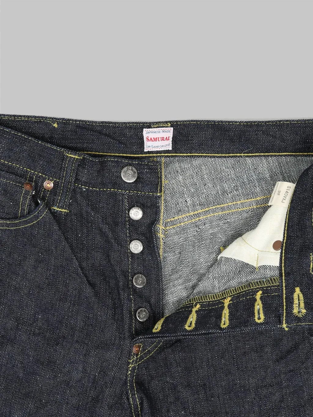 Samurai Jeans S140VXJ "JIN" 17oz Left Hand Twill Relaxed Tapered Jeans