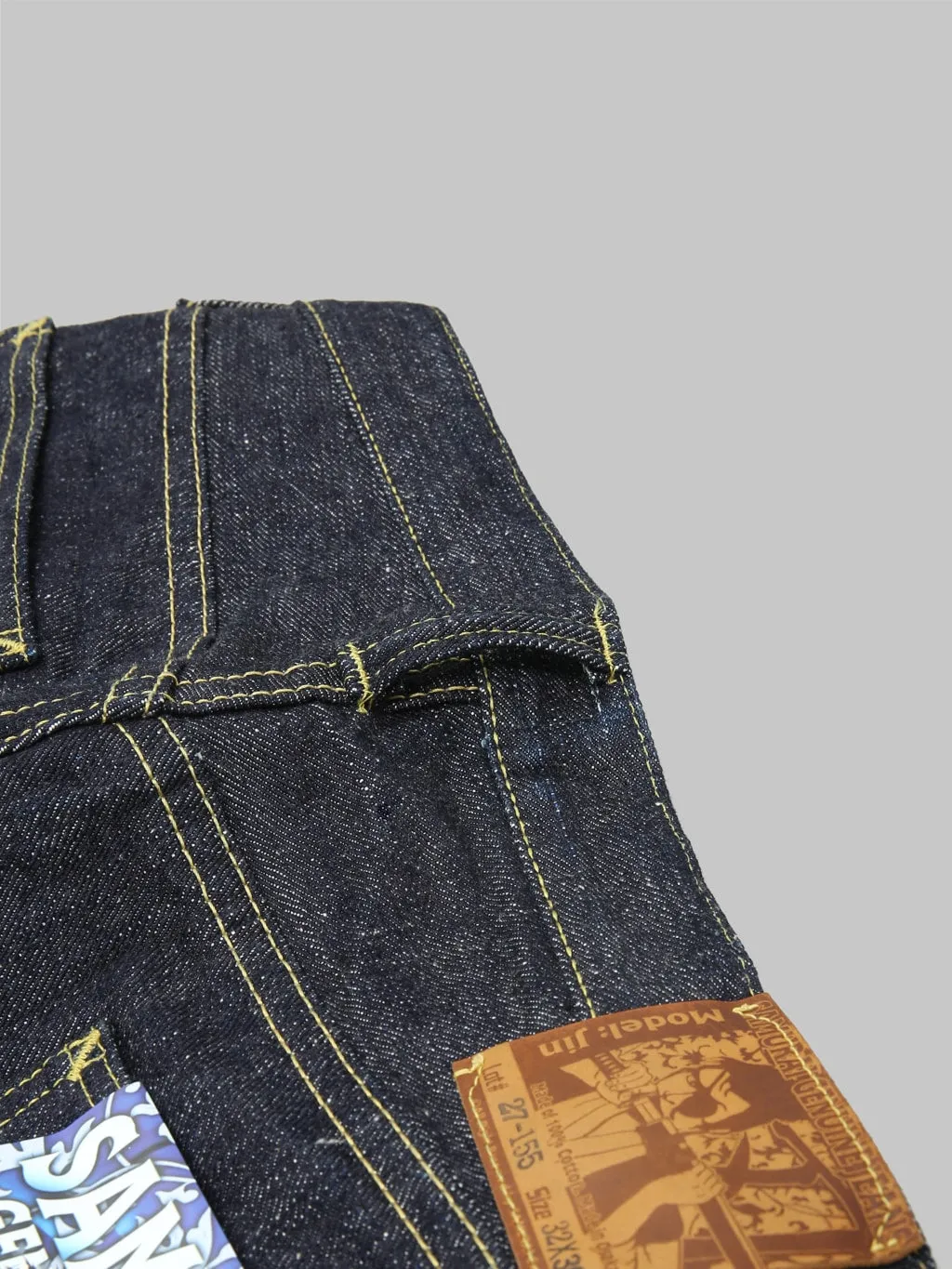 Samurai Jeans S140VXJ "JIN" 17oz Left Hand Twill Relaxed Tapered Jeans