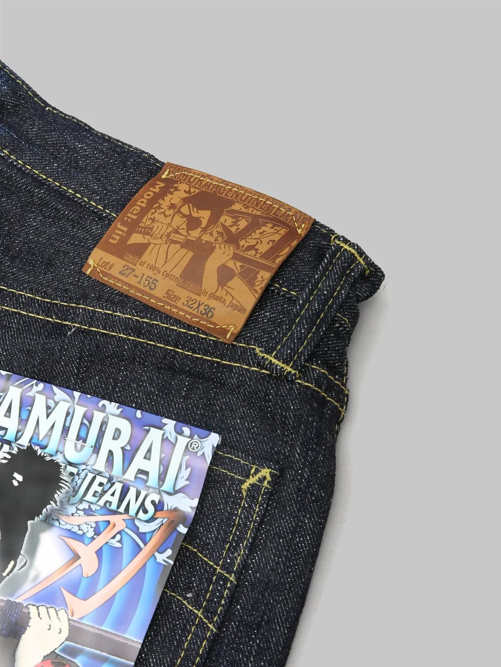 Samurai Jeans S140VXJ "JIN" 17oz Left Hand Twill Relaxed Tapered Jeans