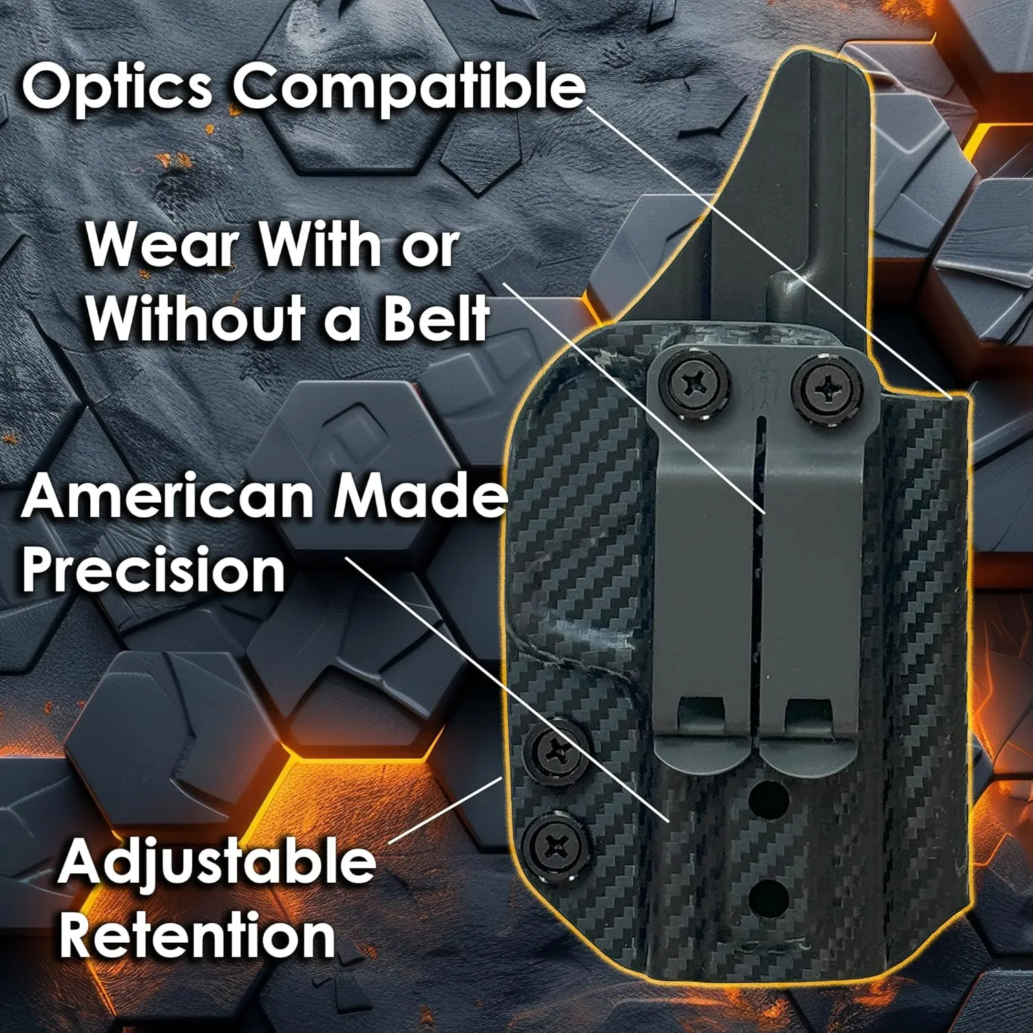 Shadow Systems CR920P Holster :: Made in USA :: IWB Holster for Shadow Systems CR920P :: Veteran Owned Company :: Over 60 Color Options