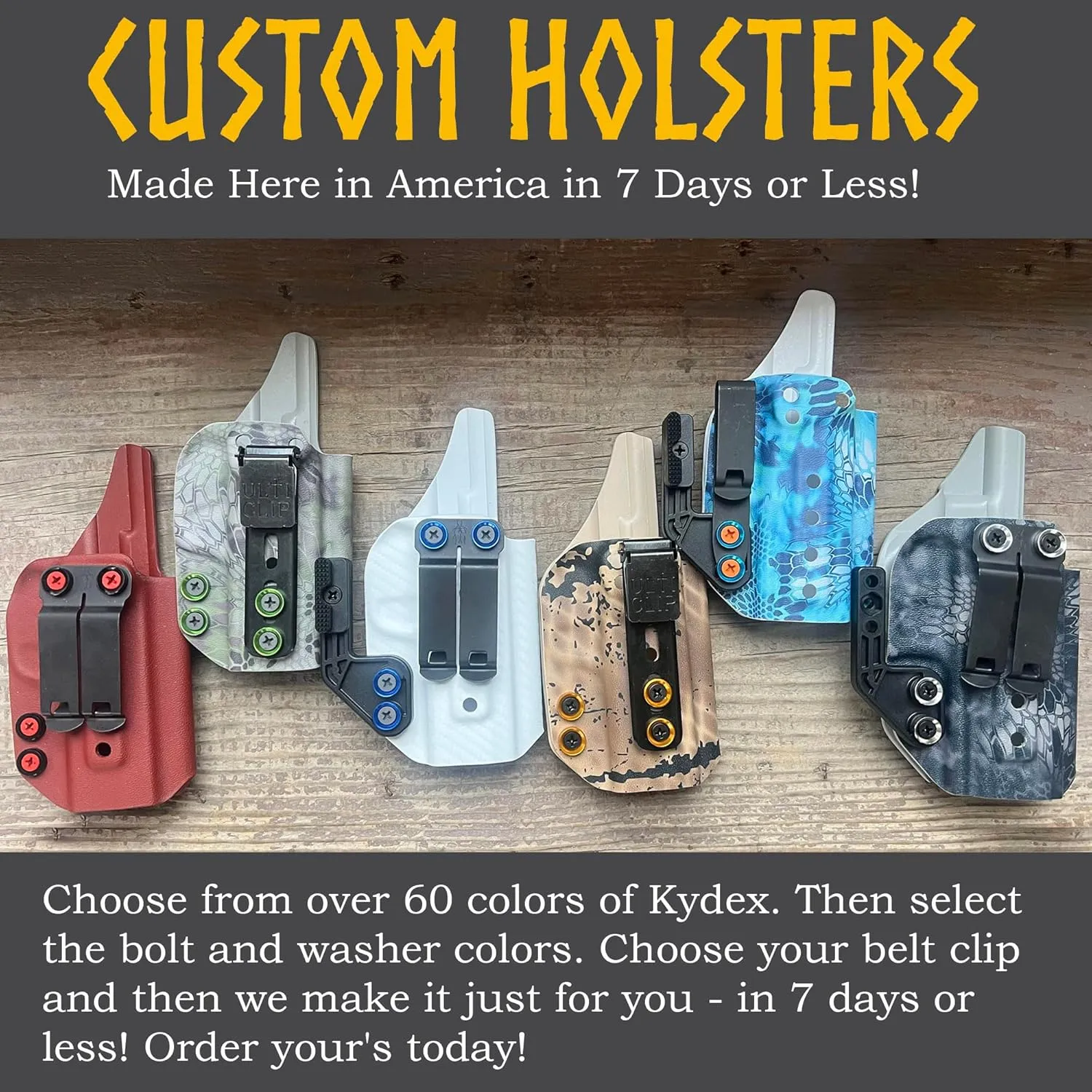 Shadow Systems CR920P Holster :: Made in USA :: IWB Holster for Shadow Systems CR920P :: Veteran Owned Company :: Over 60 Color Options