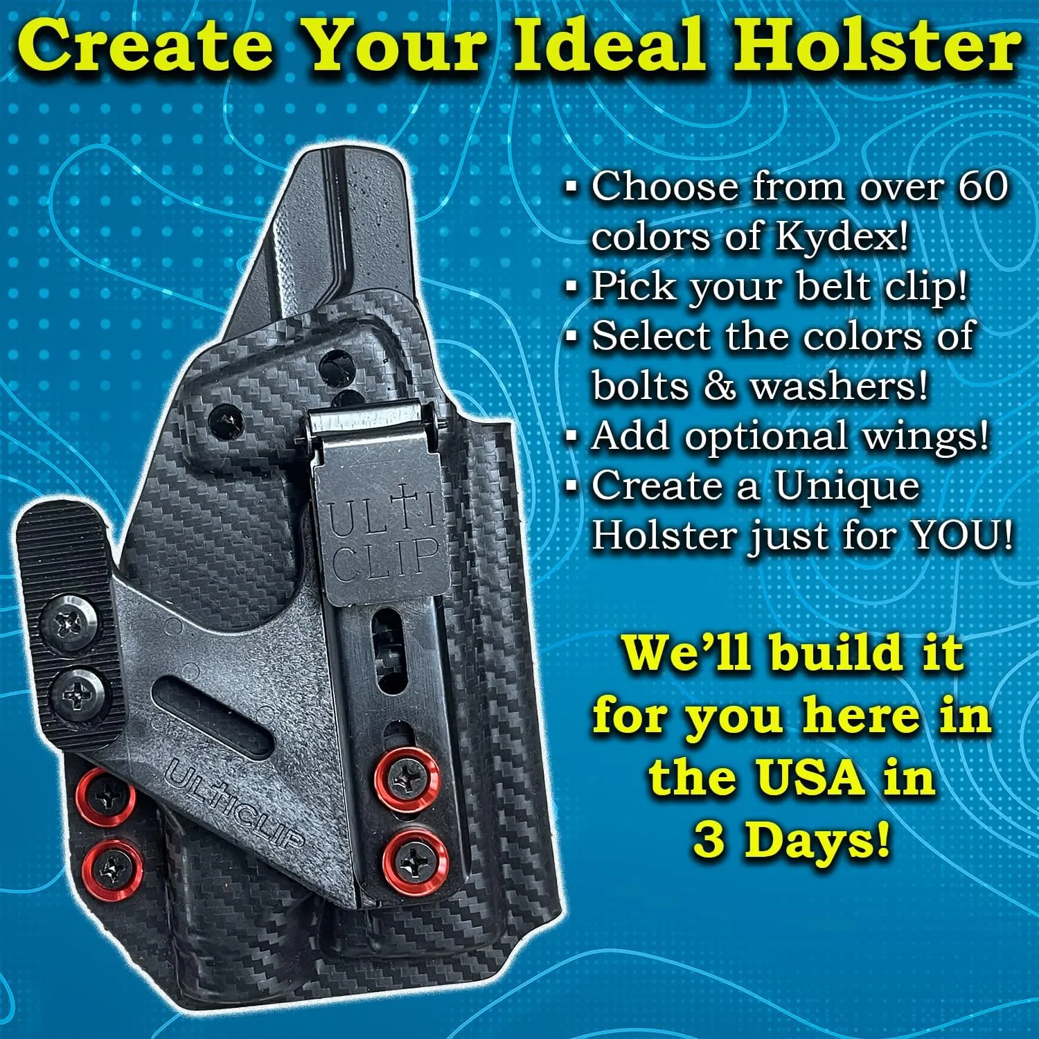 Shadow Systems MR920 Holster with TLR7X :: Made in USA :: IWB Holster for Shadow Systems MR920 with TLR7X :: Veteran Owned Company :: Over 60 Color Options