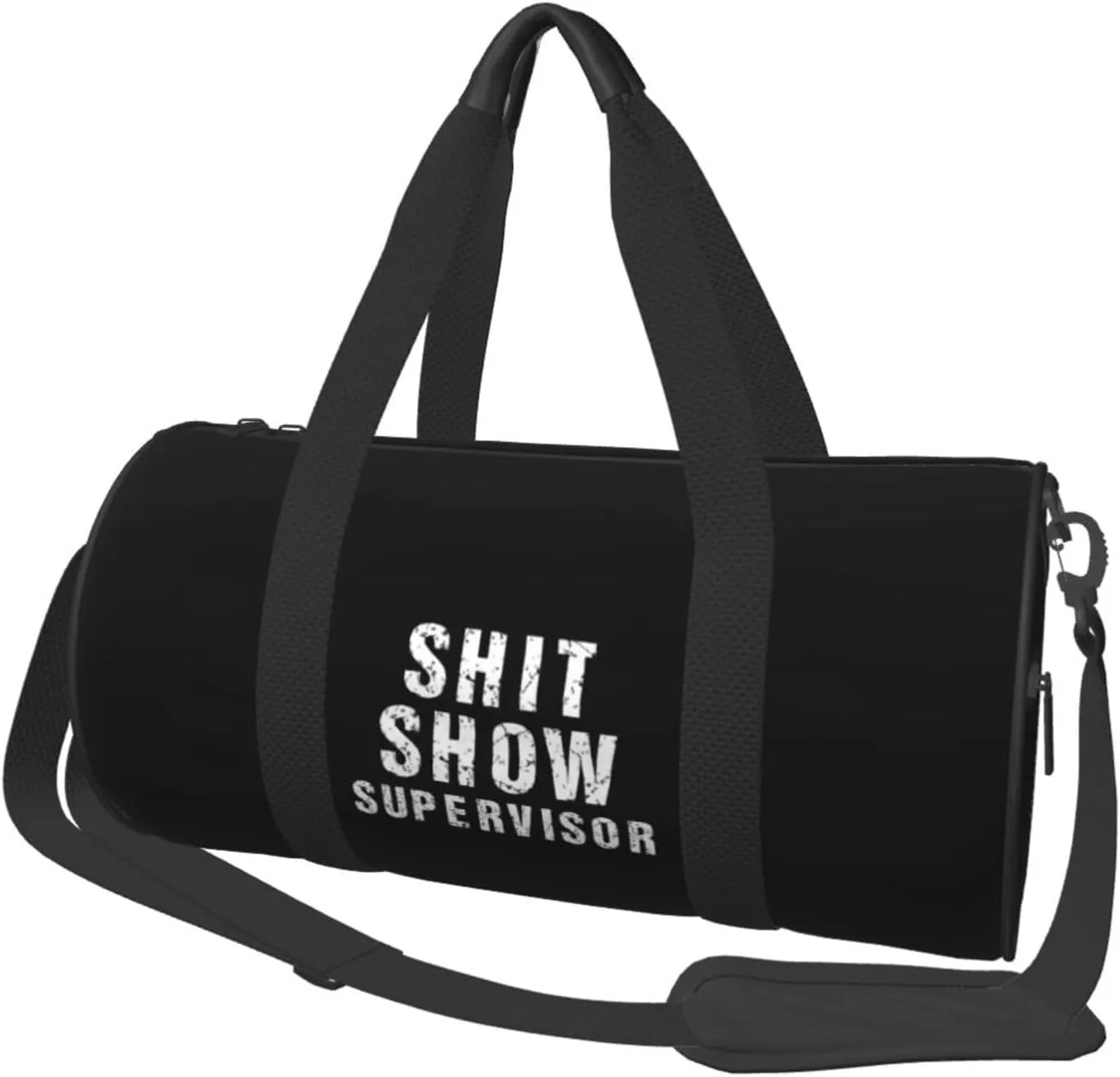 Shit Show Supervisor Adult Gym Duffel Bag Sport Duffel Bag Drawstring Backpack Lightweight Carryon Gymbag For Man Women