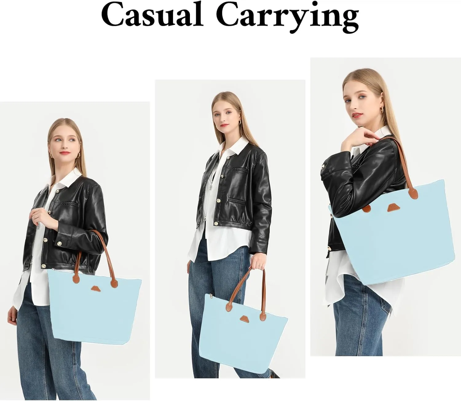 Shoulder Tote Bag for Women, Lightweight Top Handle Hobo Purse