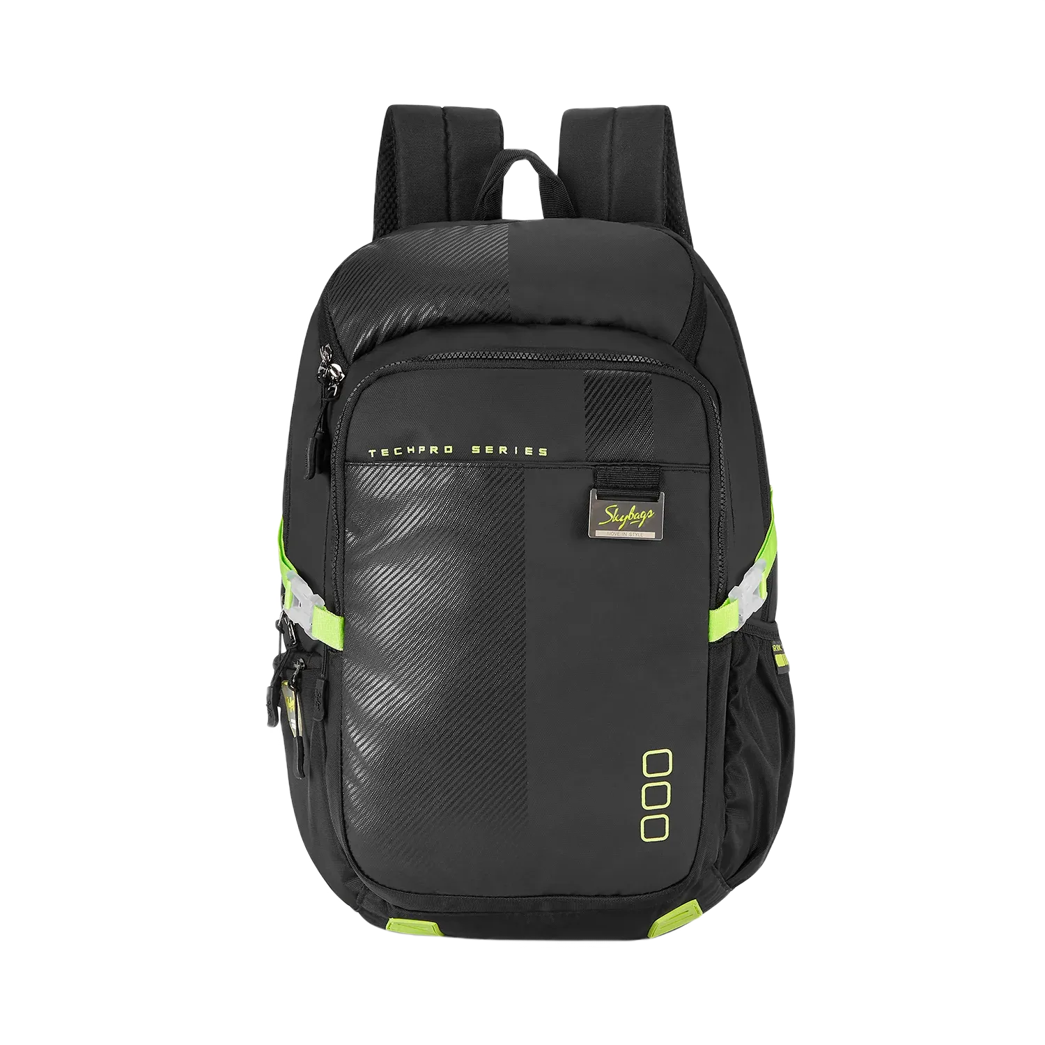 Skybags Chaser 02  Laptop Backpack (H) Black
