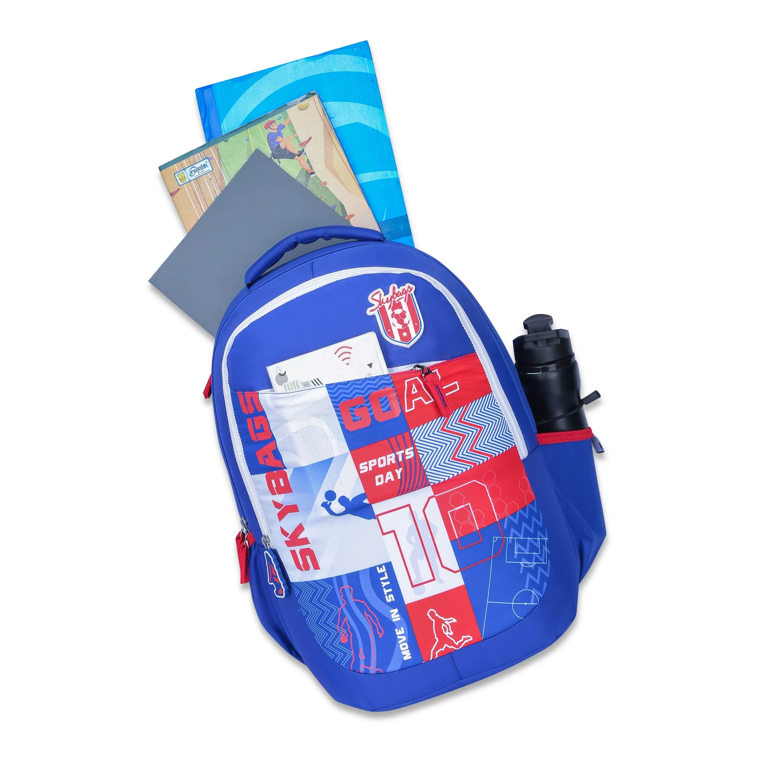 Skybags KLAN PRO 02 SCHOOL BACKPACK BLUE
