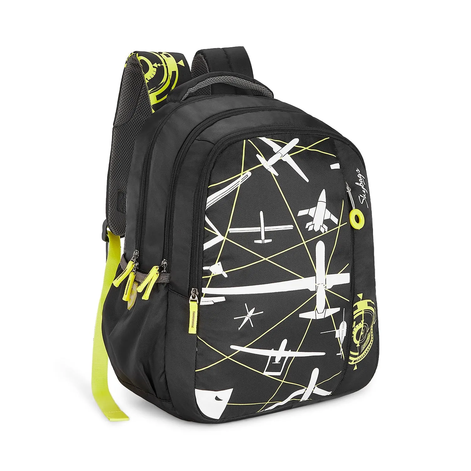 Skybags New Neon 22  04 School Backpack Black