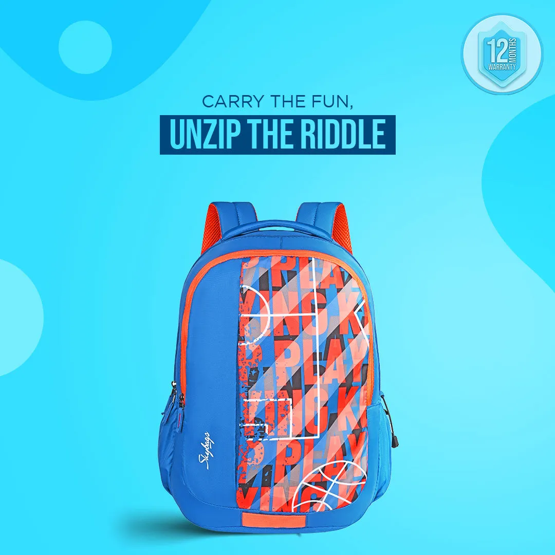 Skybags New Neon 23-09  School BP (H) Royal Blue