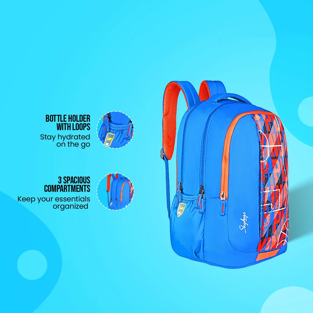 Skybags New Neon 23-09  School BP (H) Royal Blue