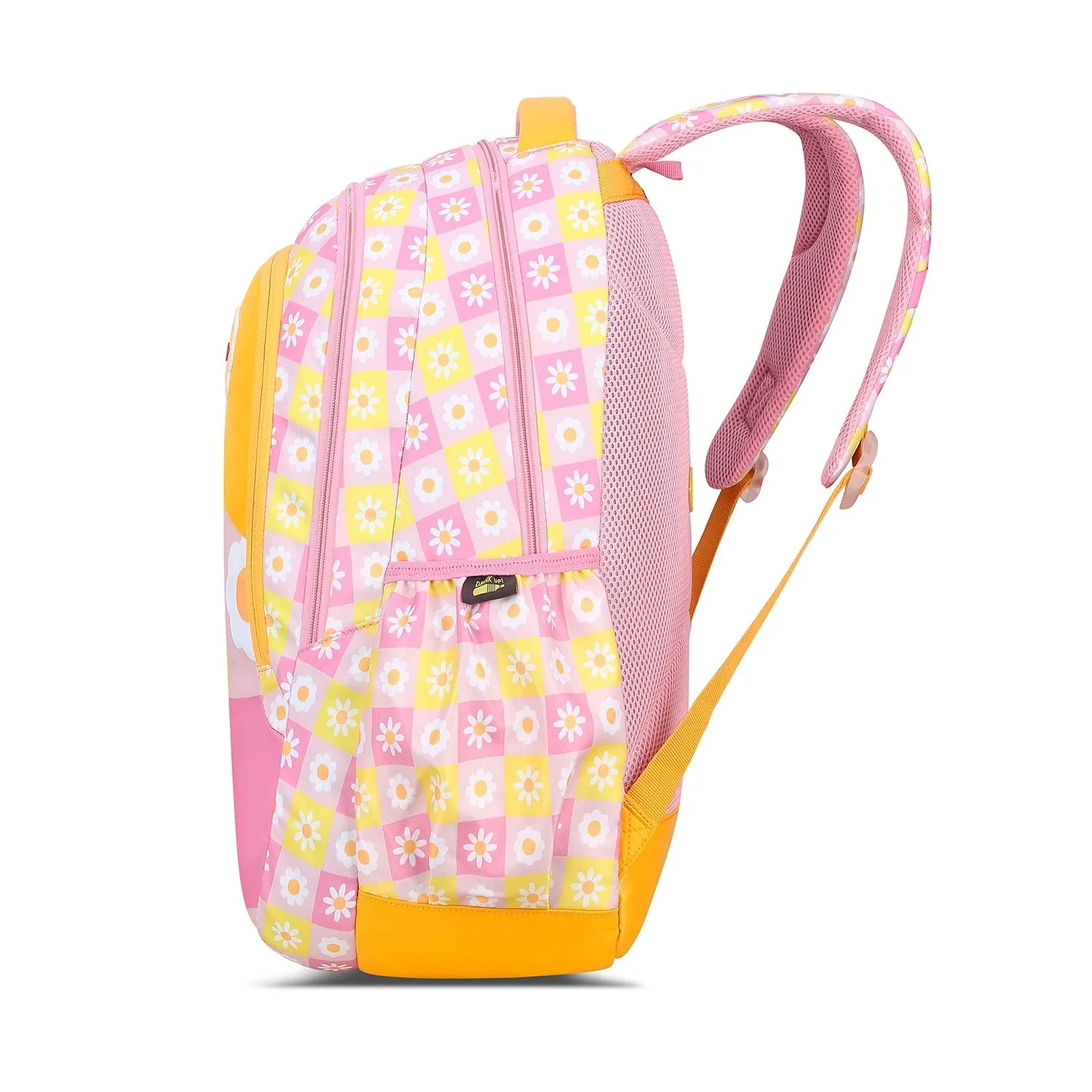 Skybags PEARL 01 SCHOOL BACKPACK PINK YELLOW