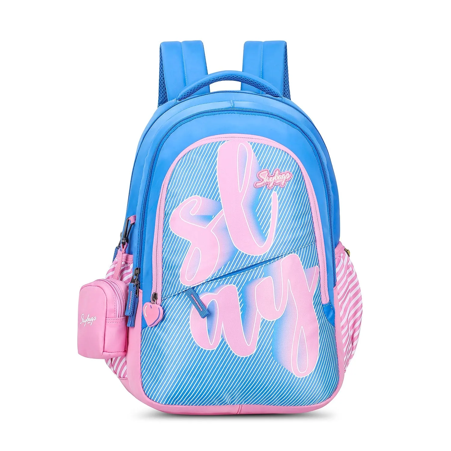 Skybags PEARL 05 SCHOOL BACKPACK BLUE PINK