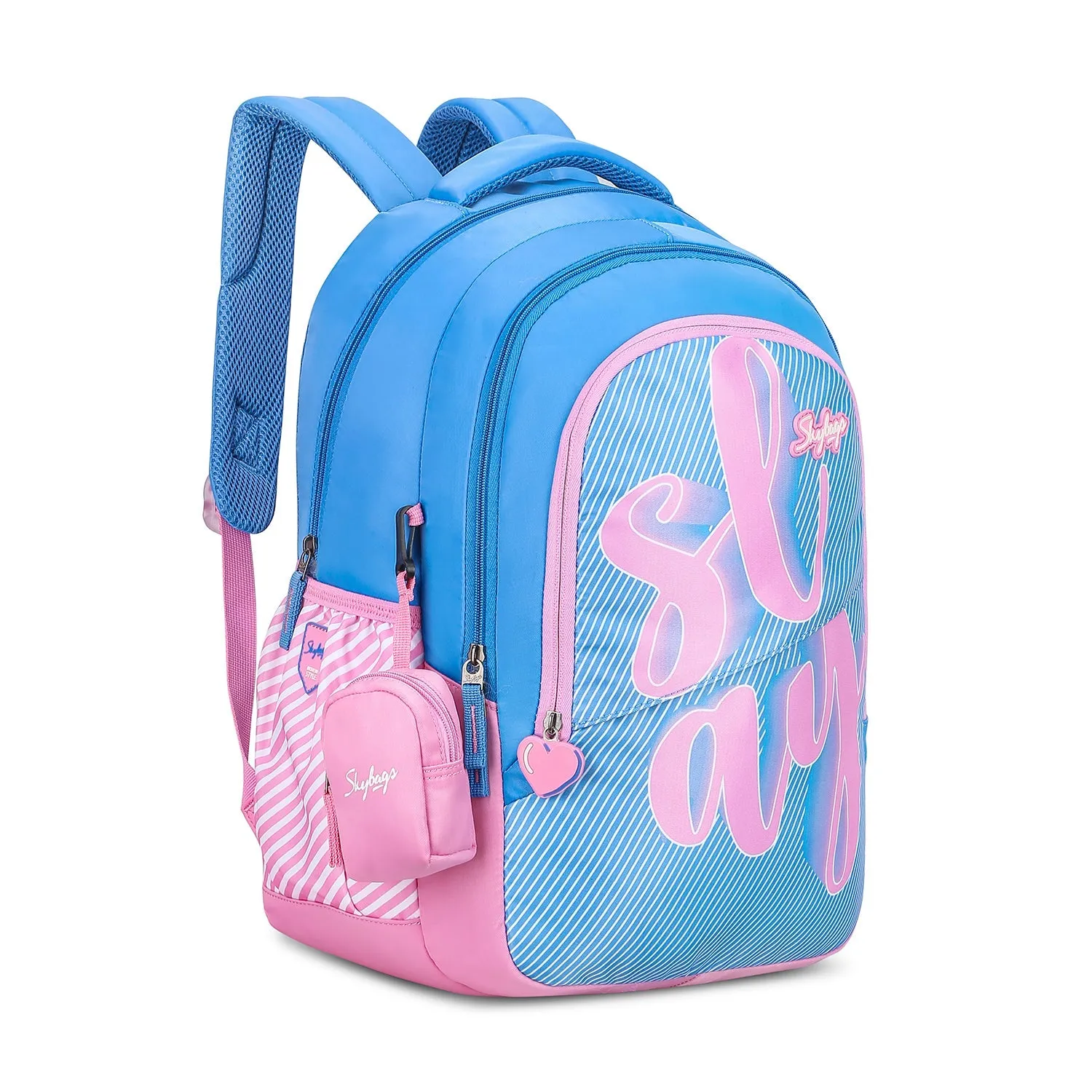 Skybags PEARL 05 SCHOOL BACKPACK BLUE PINK