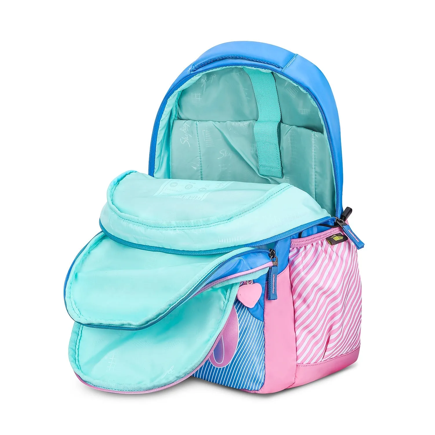 Skybags PEARL 05 SCHOOL BACKPACK BLUE PINK