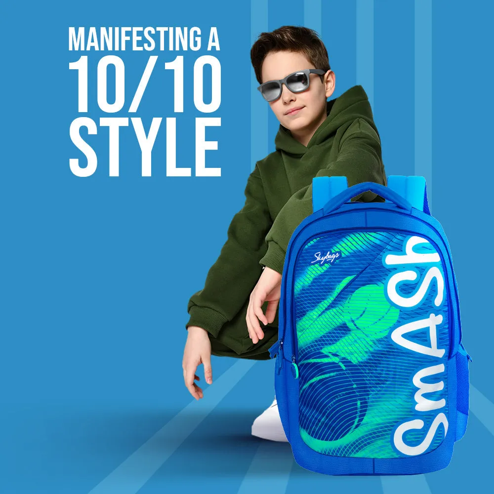 Skybags Squad 05  School Backpack Blue