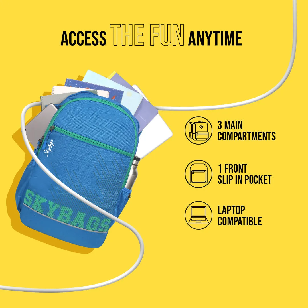 Skybags Strider Pro 01  Laptop Backpack (H) R Blu