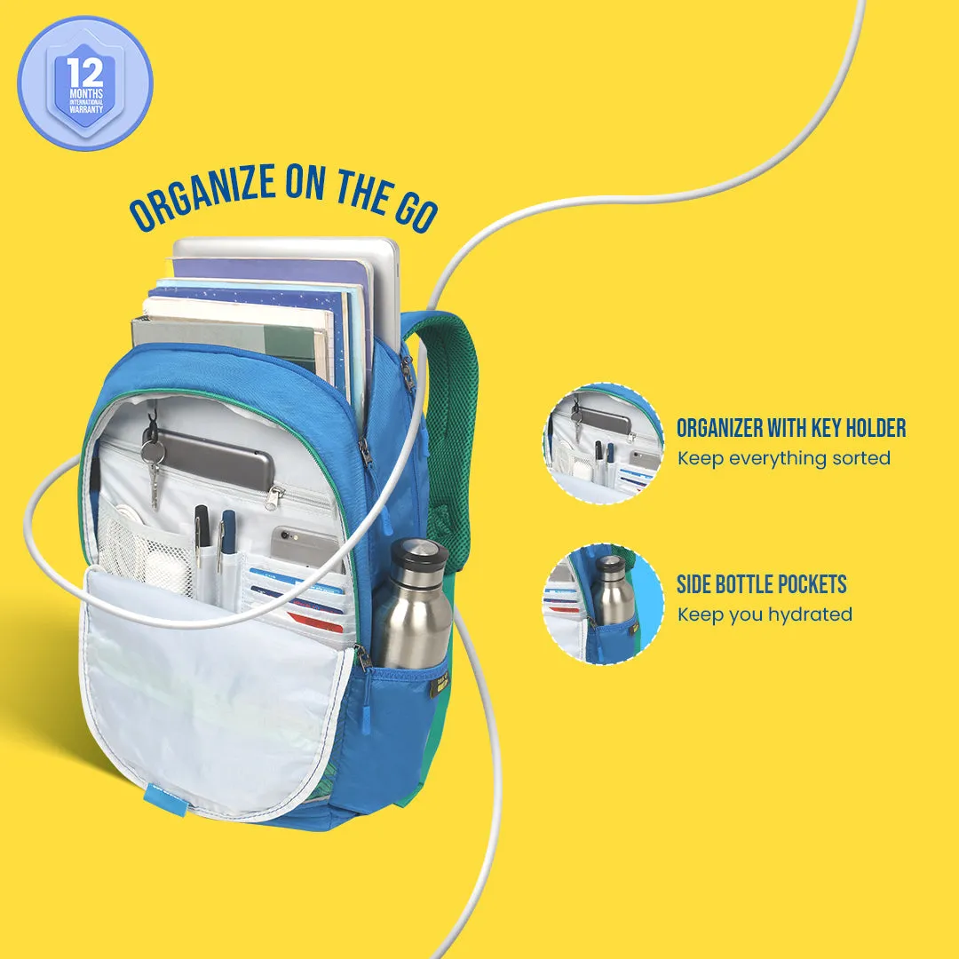 Skybags Strider Pro 01  Laptop Backpack (H) R Blu