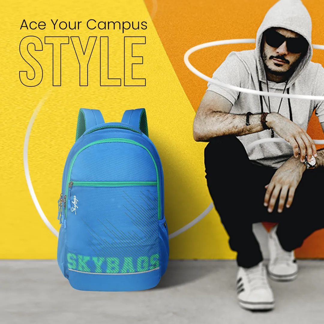 Skybags Strider Pro 01  Laptop Backpack (H) R Blu
